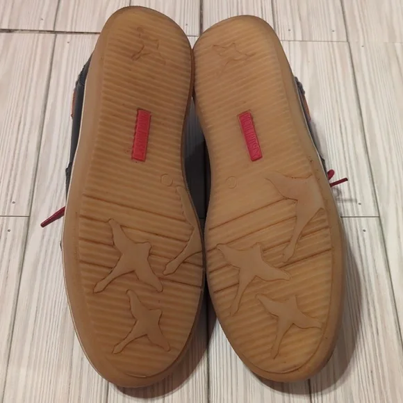 Pikolinos Leather Lace Up Shoes Blue Sneakers Womens Sz 40 / 9 - Picture 6 of 8